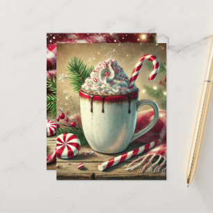 Vintage Noël Peppermenthe Mocha Papier à papier