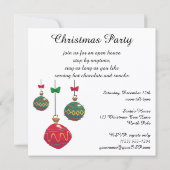 Vintage Noël, Retro Santa Claus Invitation (Dos)