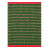 Vintage noël vert nappe (Devant)