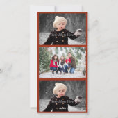 Vintage Noël Ville Carte photo (Dos)