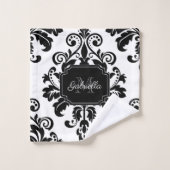 Vintage noir et blanc (Gant de toilette)