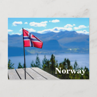 Vintage Norway Travel Tourism Briefkaart