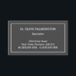 Vintage, nostalgique et Carte de visite classique<br><div class="desc">Ce design carte de visite classique et nostalgique comporte un prénom et un nom de famille, une profession et des coordonnées personnalisables. Il possède également une bordure blanche à deux lignes. De tels cartes de visite peuvent être utilisés par un professionnel comme un avocat ou un avocat.</div>