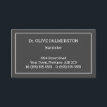 Vintage, nostalgique et Carte de visite classique<br><div class="desc">Ce design carte de visite classique et nostalgique comporte un prénom et un nom de famille,  une profession et des coordonnées personnalisables. Il possède également une bordure blanche à deux lignes. De tels cartes de visite peuvent être utilisés par un professionnel comme un avocat ou un avocat.</div>