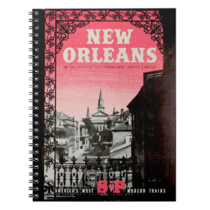 Vintage Notitieboek New Orleans