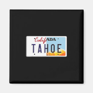 Vintage nummerplaat uit Lake Tahoe California Neva Magneet