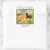 Vintage Nursery Rhyme Homestead Étiquette alimenta (Sac)