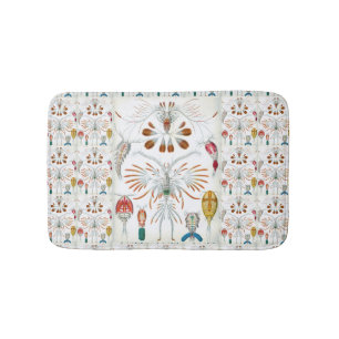 Vintage Oceandieren, Copepoda door Ernst Haeckel Badmat