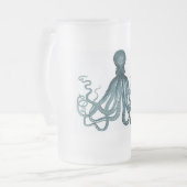 Vintage Octopus Mok (Voorkant links)