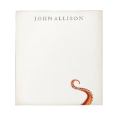 Vintage Octopus Tenticals Notitieblok (Voorkant)