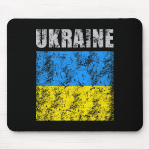 Vintage Oekraïne Oekraïense Vlag Trots 9 Muismat