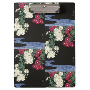 Vintage Ohara Koson Chrysanthemum Kunst Klembord