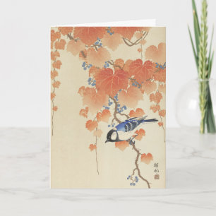 Vintage Ohara Koson Japanse Vogelkunstprint Kaart