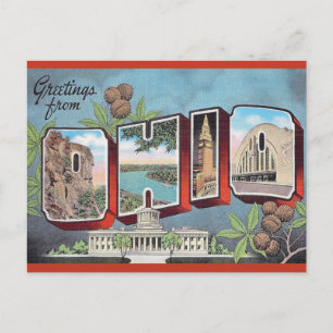 Vintage Ohio Briefkaart