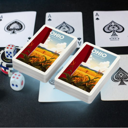 Vintage Ohio Pokerkaarten