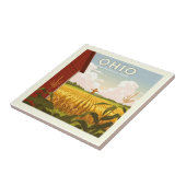 Vintage Ohio Tegeltje (Zijkant)