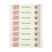 vintage oiseau, envelopper autour des Étiquettes d (Feuille)