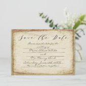 Vintage oiseau et carte Mariage turquoise Enregist (Debout devant)