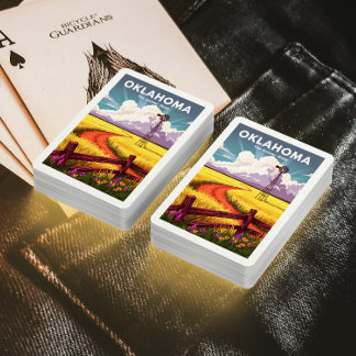 Vintage Oklahoma Pokerkaarten