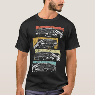 Vintage Old School Lowrider Auto Chicano Kunst Los T-shirt