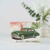 Vintage Oldsmobile Ad Briefkaart (Staand voorkant)