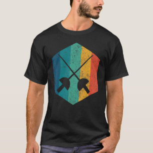 Vintage omheining van Lover Sabers Retro T-shirt