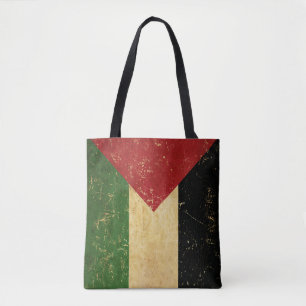 Vintage onder Palestijnse vlag Draagtas