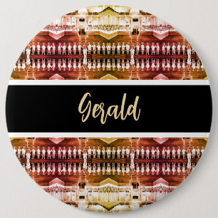 Vintage Oostenrijk Wenen Spaanse Courbette Ronde Button 6,0 Cm