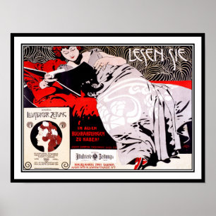 Vintage Oostenrijks Poster: Kolo Moser Poster