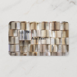 Vintage Open Boeken Boeken Pagina's Visitekaartje