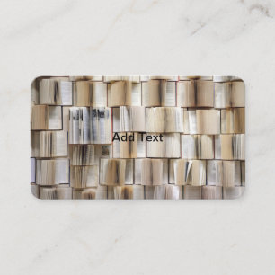 Vintage Open Boeken Boeken Pagina's Visitekaartje