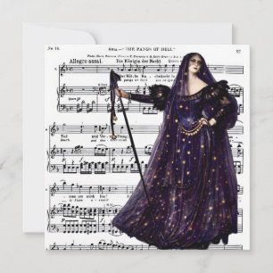 Vintage Opera Gotische Koningin van de Nacht Kunst