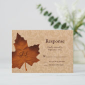 Vintage orange RSVP monogramme (Debout devant)