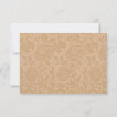 Vintage orange RSVP monogramme (Dos)