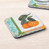 Vintage Oranje onderzetters (Linkerzijde)