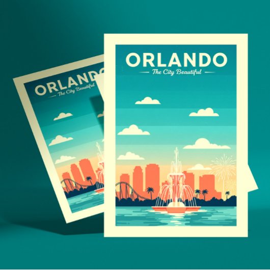 Vintage Orlando Briefkaart