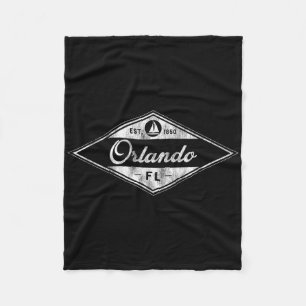 Vintage Orlando Fleece Deken
