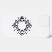 Vintage Ornamental Frame iPhone Hoesje (Achterkant horizontaal)