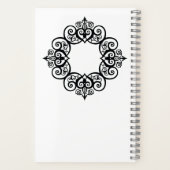 Vintage Ornamental Frame Notitieboek (Achterkant)