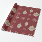 Vintage Ornamenten Cadeaupapier (Uitgerold)