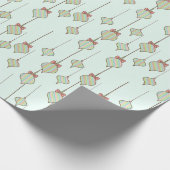 Vintage Ornamenten Cadeaupapier (Hoek)