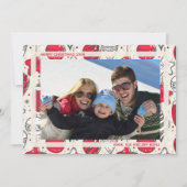 Vintage Ornamenten Feestdagenkaart (Voorkant)