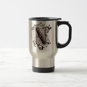Vintage Ornemental 'N' - Tasse