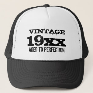 Vintage Oud aan het pet van de perfectieVerjaardag