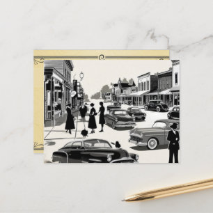 vintage oude tijd briefkaart