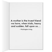 Vintage Oudere Moederdag Kaart (Binnen (Rechts))