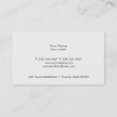 Vintage Paarden Etching Equestrian Visitekaartje (Achterkant)