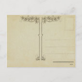 Vintage paaseieren Briefkaart (Achterkant)