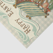 Vintage paaskonijneneieren tissuepapier (Detail)