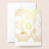 vintage paddestoel fee lelie folie kaarten (Met envelop)
